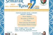 Pancur Gading Hotel & Resort Bukan “Kaleng-kaleng” Laee..!! Gandeng 25 UMKM Gelar Bazar Kuliner Gratis Promosikan Wisata Deli Serdang..!!