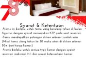 Buruan Laee..!! Promo Merdeka, Pancur Gading Hotel & Resort Diskon Sampai 78 Persen..!! Ada Kolam Renang, ATV dan Taman Bermain Anak Lhoo..!!