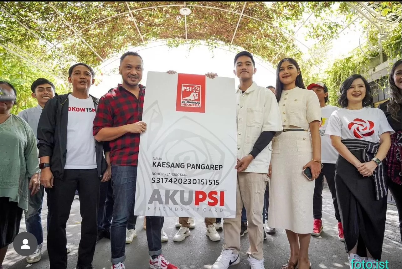 Selamat Ya Broo..!! Kaesang Putra Jokowi Resmi Jadi Ketua Umum PSI..!!