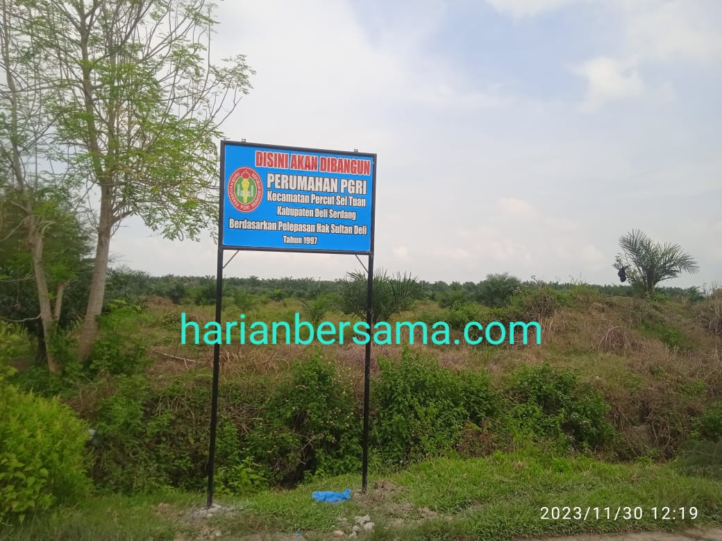 Kok Bisa Yaa..?? Perumahan PGRI Percut Sei Tuan Dibangun di Lahan Terduga Garapan..!!