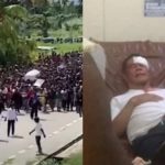 Ngerii..!! Prosesi Pemakaman Mantan Gubernur Papua Rusuh, Mobil Dibakar, Pj Gubernur Terluka..!!