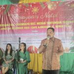 Hadiri Natal Warga Tuntungan, Caleg DPR RI Partai Nasdem Rahudman Harahap: Semoga Tuhan Memberkati Perubahan di Indonesia..!!