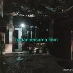 Desa Selamat Hebohh..!! Rumah Nek Tursiah “Dijilat Si Jago Merah”, Pasien Klinik Berhamburan..!!