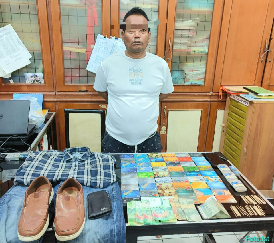 Keluarga Siapa Inii..?? Komplotan Pencuri Spesialis Ganjal ATM Digulung Polda Sumut..!!