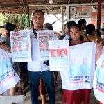 Jangan Lupa Kelen Ya Laee..!! Relawan Prabowo-Gibran Persaudaraan 98 Sumut Sosialisasi dan Bagi-bagi Souvenir..!!