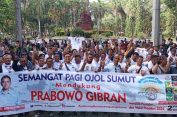 Banjir Dukungan..!! Persaudaraan 98 dan Ojol Sumut Berkolaborasi Menangkan Prabowo-Gibran..!!