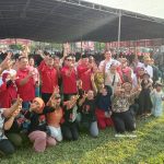 Masyarakat “Tumplek”..!! Yasonna Laoly Kampanyekan Capres Ganjar Pranowo-Mahfud MD di Deli Tua ..!!