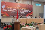 Hadiri Rapat Pleno KPUD Karo..!! Kapolres: Selamat Bekerja, Keamanan Anda Kami Jaga..!!