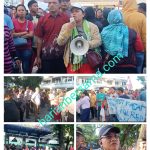 Gas Teruss…Ojo Kendorr..!! Godol Dikriminalisasi, Ratusan Warga Pancur Batu “Serbu” Hotel Tempat Presiden Jokowi Menginap di Medan..!!