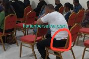 Perma dan KUHAP tak Diterge..!! Mirip “Koboi”, Pria Terduga Polisi Bawa “Pistol” ke Ruang Sidang Godol di PN Lubuk Pakam..!!