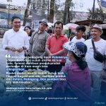 Blusukan ke Pasar Buah Berastagi..!! Bacalon Bupati Karo Abetnego Tarigan Menjemput Aspirasi untuk Mencari Solusi..!!