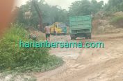 Jangan Tanya Polisi di Mana..?? Mafia Tambang Ilegal “Obok-obok” Lahan HGU PTPN II Kebun Limau Mungkur..!!