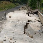 Baru Diperbaiki, Ruas Jalan di Desa Penungkiren STM Hilir Kembali Amblas..!!