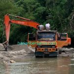 Jangan Tanya Kenapaa..?? Sungai Seruai Sibiru-biru “Diobok-obok” Pengusaha Tambang Ilegal, Polisi Diam Saja..!!