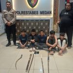 Sok Hebat..!! Lima Pelajar Ditangkap Polisi Tawuran di Selambo..!!
