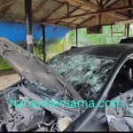 Durin Simbelang Mencekam..!! Bawa Pistol dan Sajam, Puluhan Terduga Anggota TNI Ngamuk, Kendaraan Dirusak, Uang dan Rokok Dijarah..!!