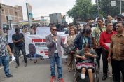 Gas Teruss…!! Pasien yang Kakinya Dipotong Dokter RSU Mitra Sejati Demo Mapolda Sumut, Desak Polisi Usut Dugaan Malapraktik..!!