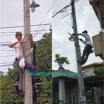 Gercep ala PLN Deli Tua..!! Tukang Listrik Datang, Malam Jadi Terang Benderang, Warga pun Senang..!!