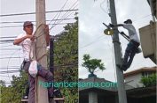 Gercep ala PLN Deli Tua..!! Tukang Listrik Datang, Malam Jadi Terang Benderang, Warga pun Senang..!!