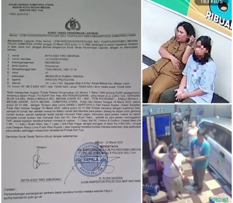 Mantap Pak Poll..!! Polsek Deli Tua Gercep, Kasus ASN Cs Serang Pasutri Naik Penyidikan..!!