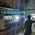 Digerebek Warga..!! 43 Mesin Tambang Bitcoin Curi Arus Listrik Diamankan Polrestabes Medan..!!