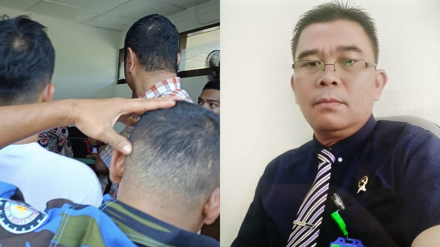 Hakimnya Mantul Abis Laee..!! “Dikerumuni” Puluhan Pria Berseragam Ormas: Hakim tak Peduli, Josniko Tarigan Tetap Diadili..!!