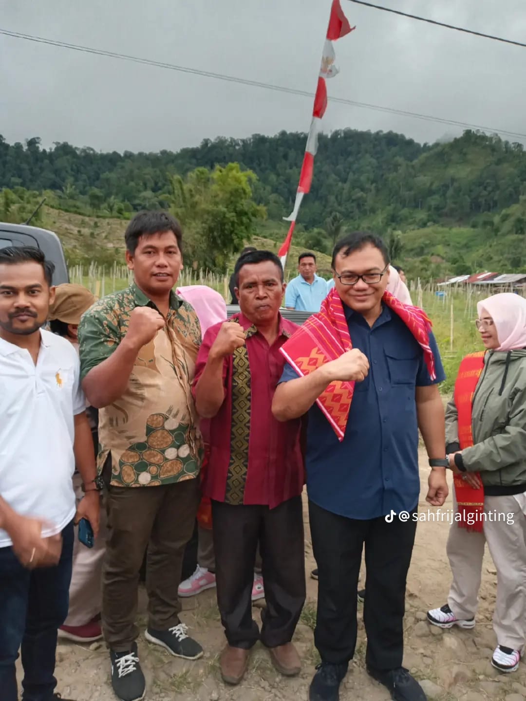 Gawat Kali Bahh..!! Bupati Deli Serdang Kunjungi Desa Sumbekan tapi tak Peduli Perusakan Hutan Lindung..!!
