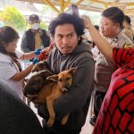 Antisipasi Rabies..!! Pemkab Karo Vaksinasi Anjing di Desa Bunuraya Tigapanah..!!