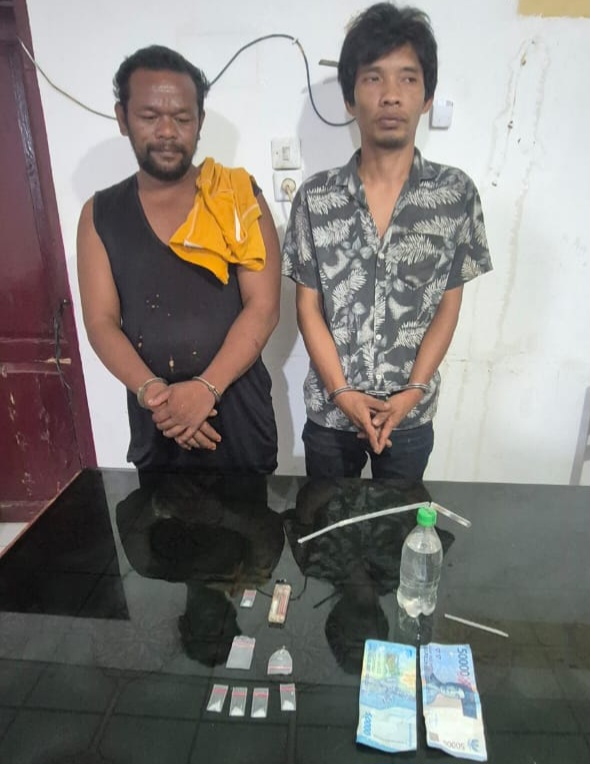Gas Terus Pak Poll..!! Dua Pemain Narkoba Gg Citarum Dikerangkeng Polsek Sibiru-biru, 5 Paket Sabu Disita..!!