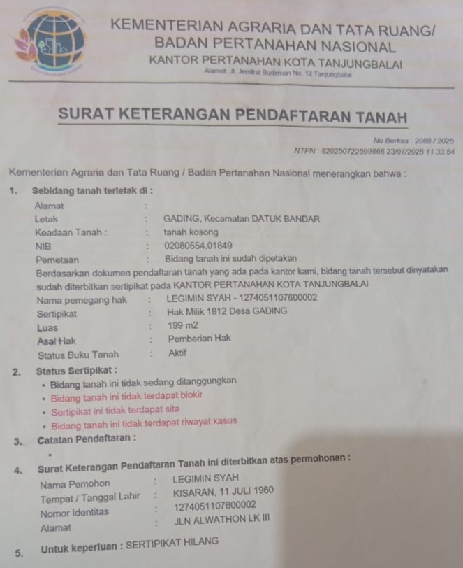 Kalau Kelen Temukan, Bilang Ya Woyy..!! Sertifikat Tanah tak Kelihatan, Legimin Syah “Panik” Bukan Kepalang..!!