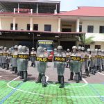 Ada Apaa..?? Polres Tanah Karo Latihan Tingkatkan Kemampuan Pengendalian Massa..!!