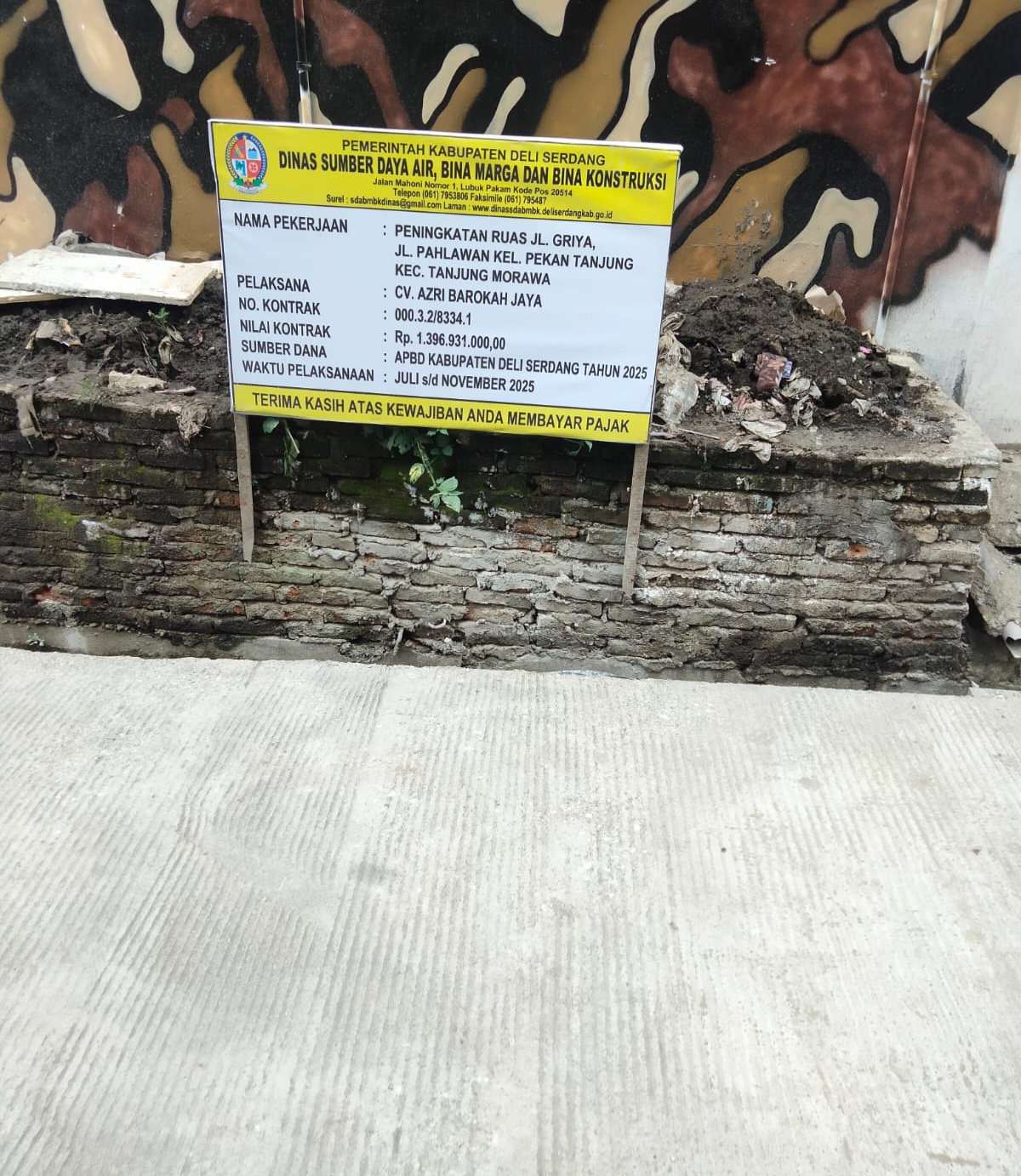 Gawatt..!! Camat Tanjung Merawa tidak Pernah Turun..!!