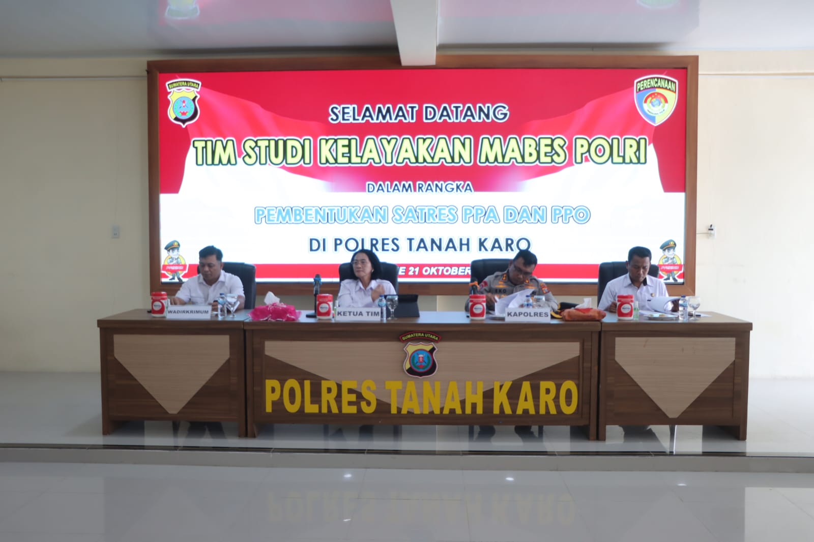 Uji Kelayakan..!!  Tim Dit PPA-PPO Bareskrim Polri Kunjungi Polres Tanah Karo..!!