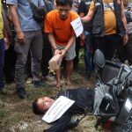 Dikawal Ketat..!! Polres Tanah Karo Gelar Rekonstruksi Pembunuhan Melky Refanta Perangin-angin..!!