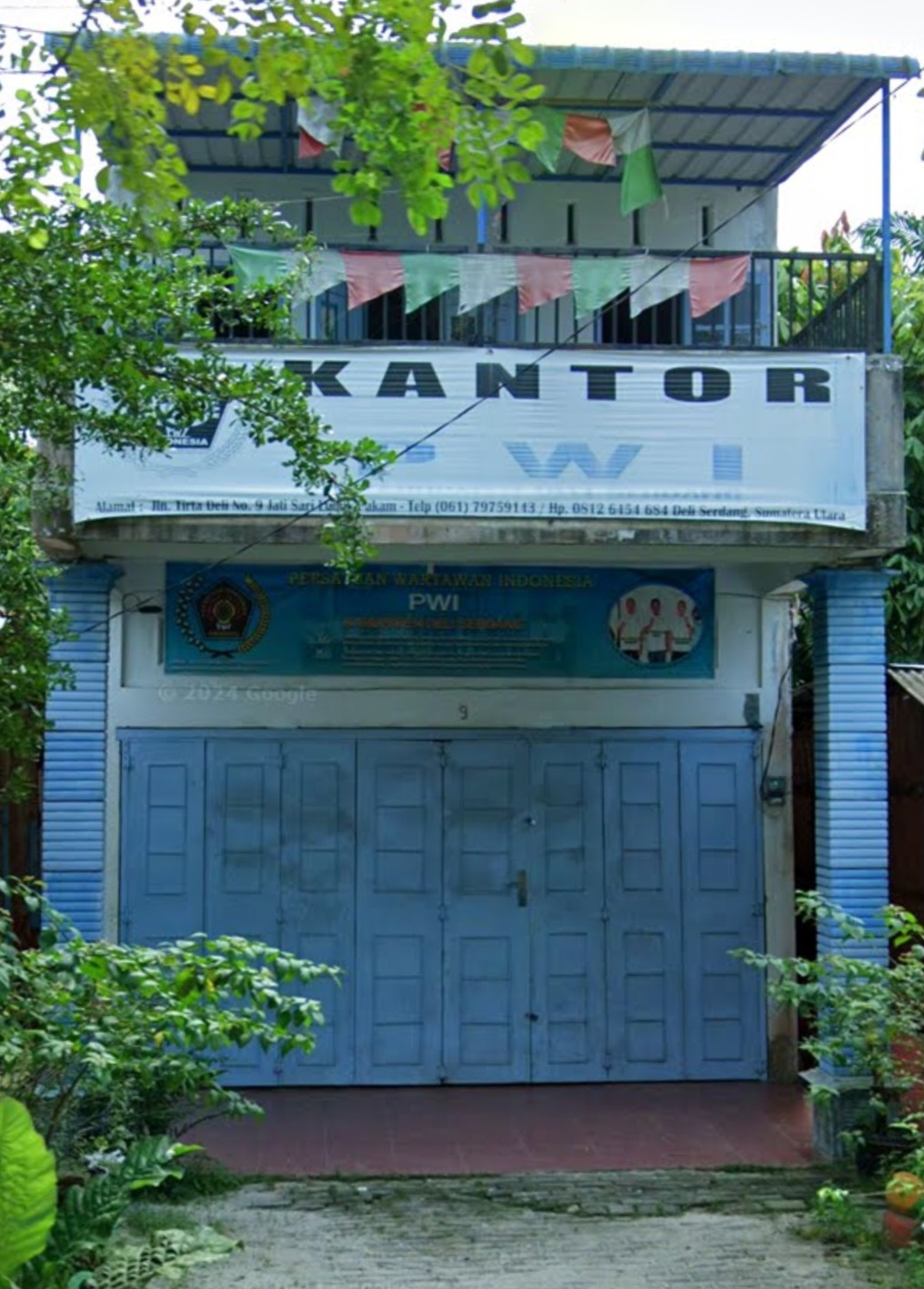 Ngerii..!! Lahannya Diisukan Mau Digugat Pemkab, Dana Rehab Kantor PWI Deli Serdang Dibatalkan Bupati..!!