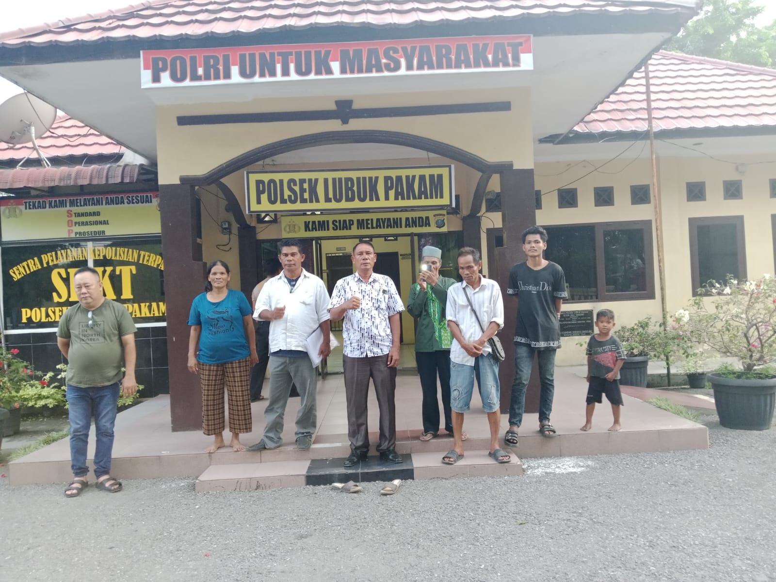 Memanass..!! Kasus Pohon Jati Datuk Putih Vs Adelin Lis: Ahli Waris Datuk Putih Datangi Mapolsek Lubukpakam..!!