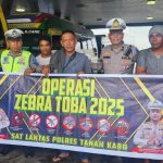 Gelar Sosialisasi..!! Satgas Preemtif Operasi Zebra Toba 2025 Polres Tanah Karo Datangi Terminal Kabanjahe..!!