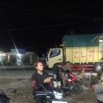 Gelar Patroli..!!  Polsek Tigapanah Bubarkan Kerumunan Remaja Terduga Hendak Balap Liar..!!