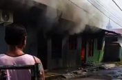 Warga Heboh..!! Dua Rumah Semi Permanen di Sunggal Ludes Dilalap Si jago Merah..!!