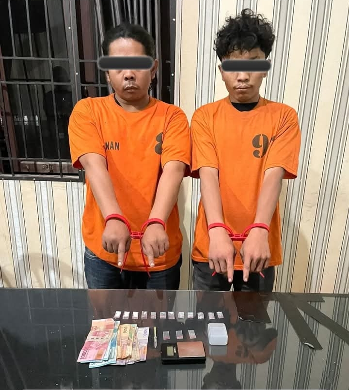 Sat Reskrim Semakin di Depan..!! Polres Tanah Karo Amankan Dua Pemain Sabu di Penginapan Merpati Berastagi..!!