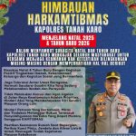 Jelang Natal & Tahun Baru..!! Kapolres Tanah Karo Ajak Masyarakat Jaga Kamtibmas Bersama-sama..!!
