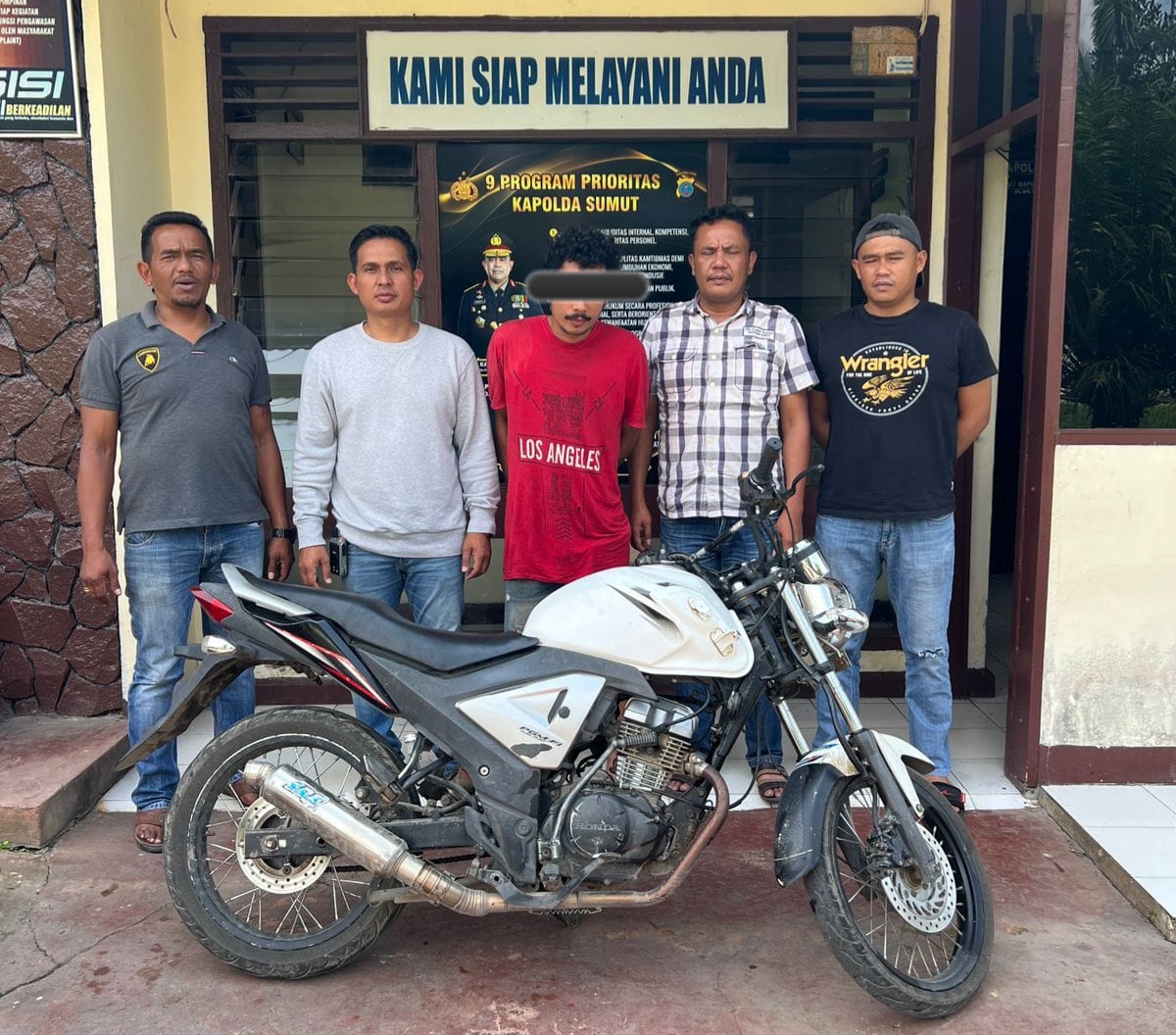 Gajutt…Gajuttt..!! Selasa Curi Sepeda Motor, Besoknya Ketangkap..!!