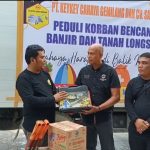 Bantu Aceh Tamiang-Langsa..!! PT Key Key Cahaya Gemilang dan CV Sagor Salurkan Sembako dan Alat Pertanian..!!
