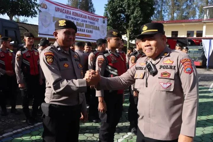 Terima Kasih Broo..!! Polres Tanah Karo Lepas Personel BKO Brimob dan Dit Samapta Polda Sumut..!!