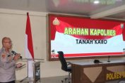 Pimpin Apel Perdana..!! Kapolres Tanah Karo Tekankan Profesionalisme, Penegakan Hukum dan Adaptasi KUHP Nasional..!!