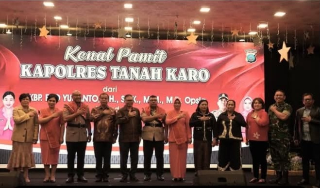 Temu Pisah Kapolres..!! Bupati Karo: Polri Mitra Strategis Wujudkan Kesejahteraan Masyarakat..!!