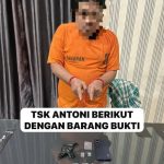 Alamakk..!! Udah “Bau Tanah” Masih Jual Sabu, Antoni “Bertapa” di Polres Tanah Karo..!!