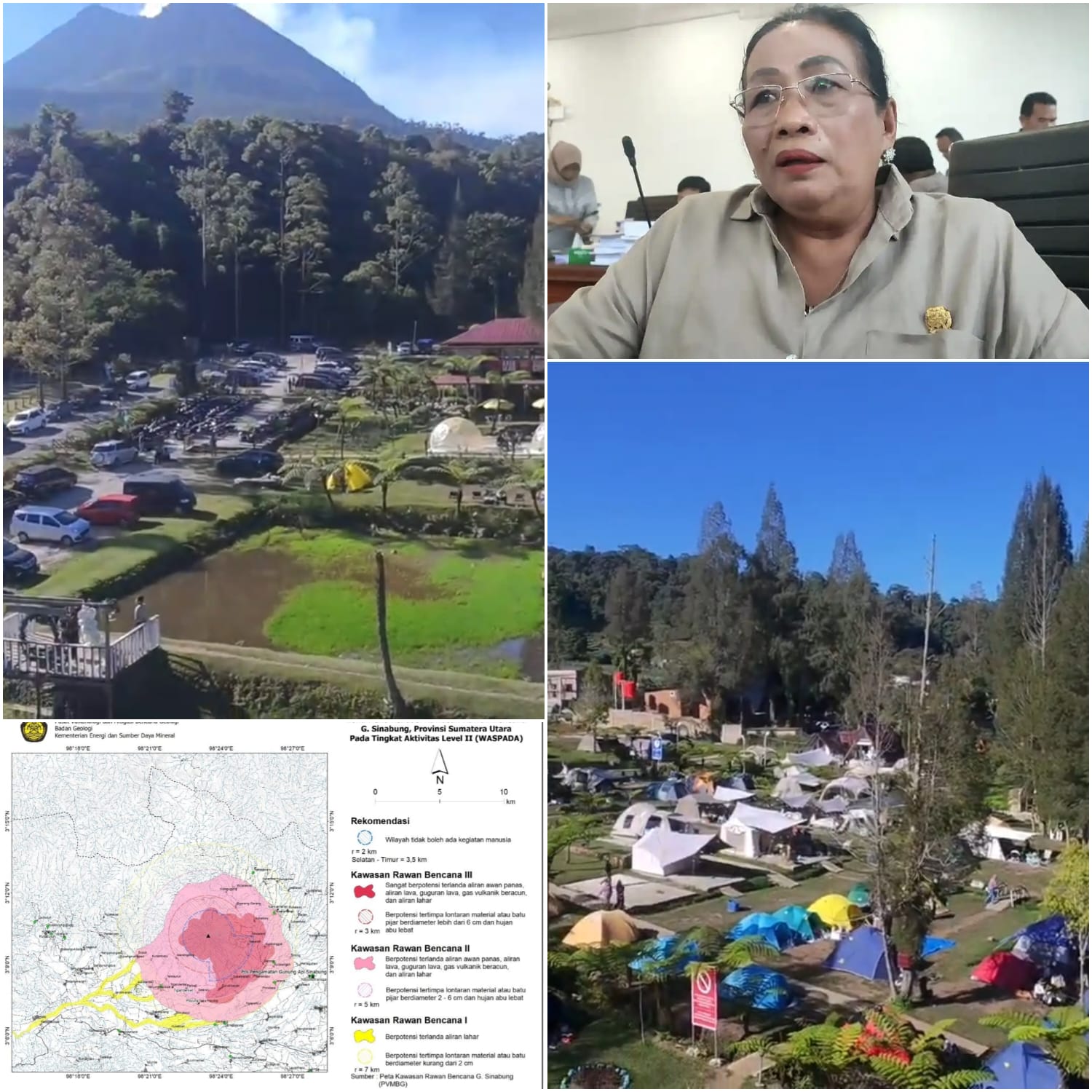 “Ribut” Soal Status Lau Kawar..!! Ketua DPRD akan Panggil Bupati Karo, Heran Kok Bisa Obyek Wisata Buka di Zona Merah Gunung Api Sinabung..!!