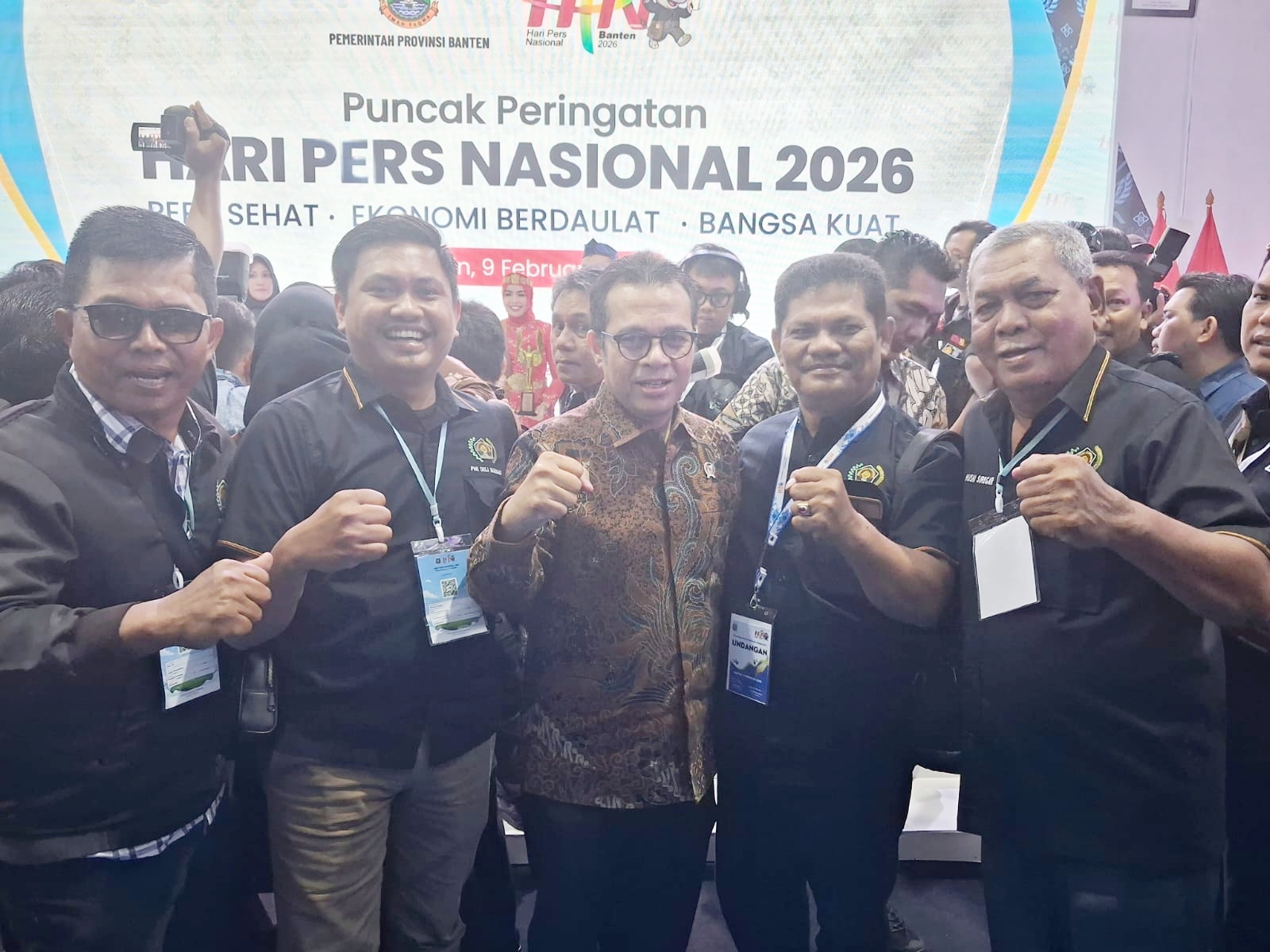 Hadiri Puncak HPN di Banten..!! PWI DS: Tetap Jaga Integritas dan Etika Sesuai Arahan Dewan Pers..!!