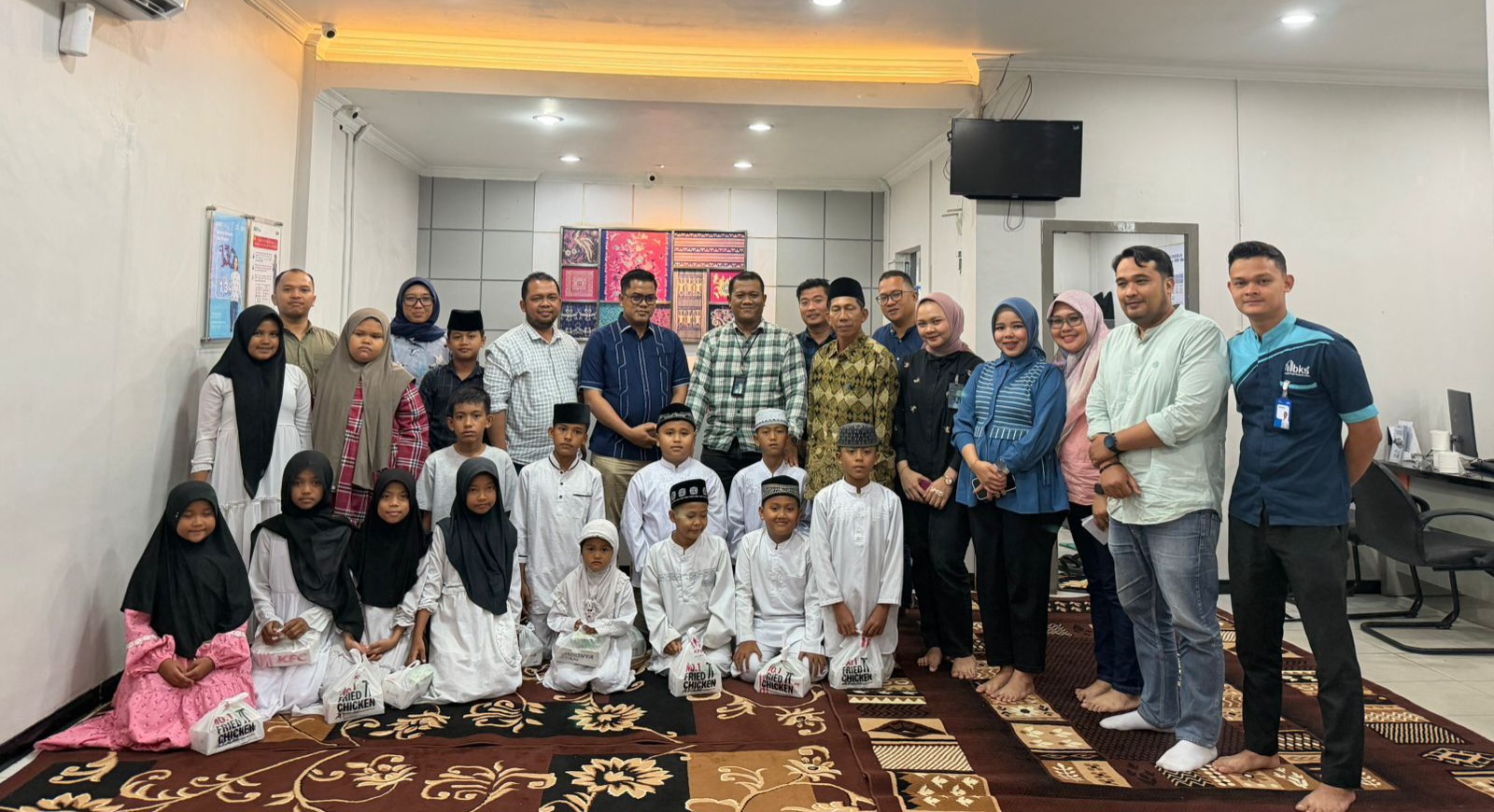 Sambut Ramadhan..!! BRI Tebing Tinggi Gelar Munggahan dan Santuni Anak Yatim..!!